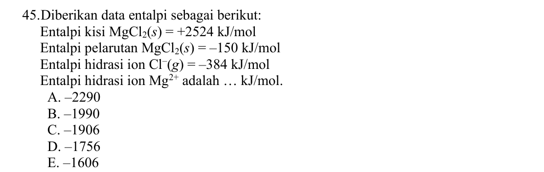 Soal 45 asli